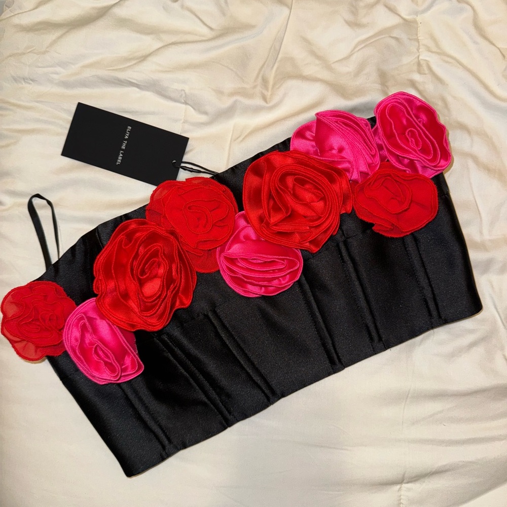 Eliya The Label Floral Carson Corset Top